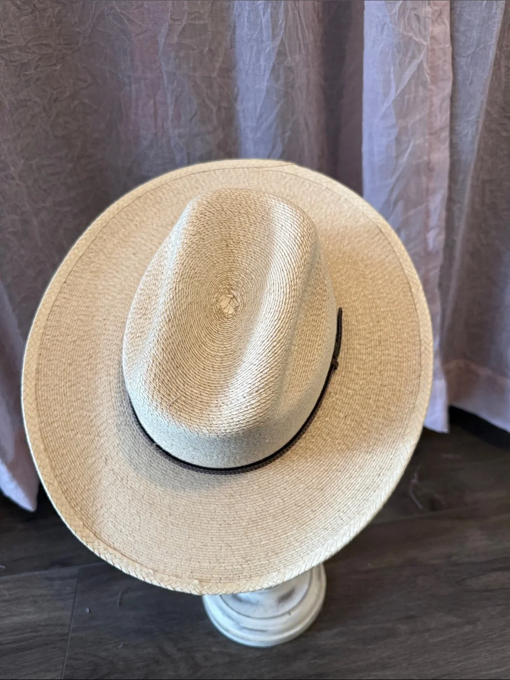 Kids Beige Cowboy Hat with Brown Band